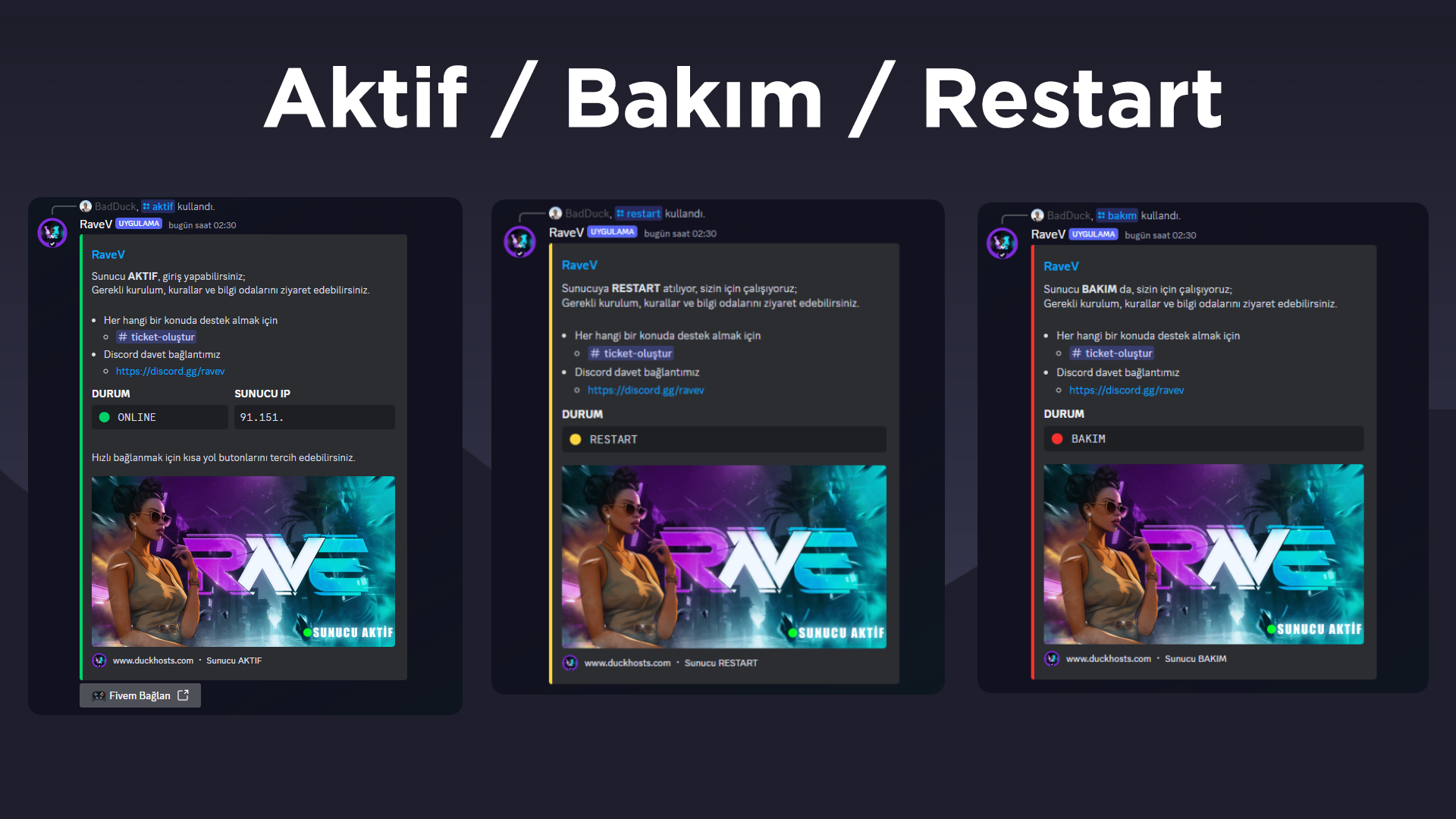 Aktif Bakım Restart